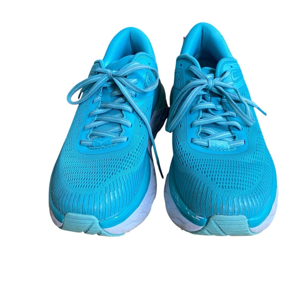 HOKA Bondi 7 Women’s Running Shoes Teal Size 8 - Picture 5 of 6